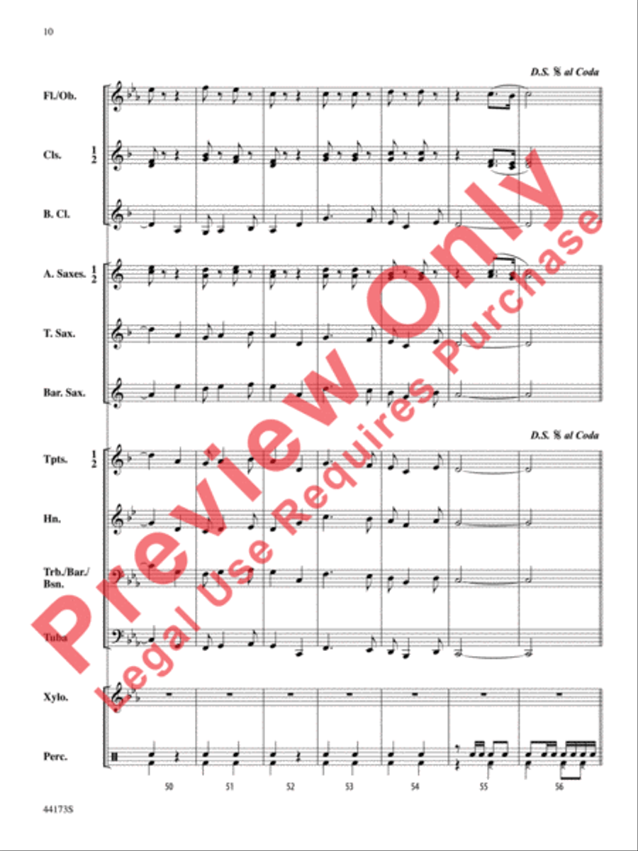Cape Breton March Cape Breton March Concert Band scores gallery preview page 11