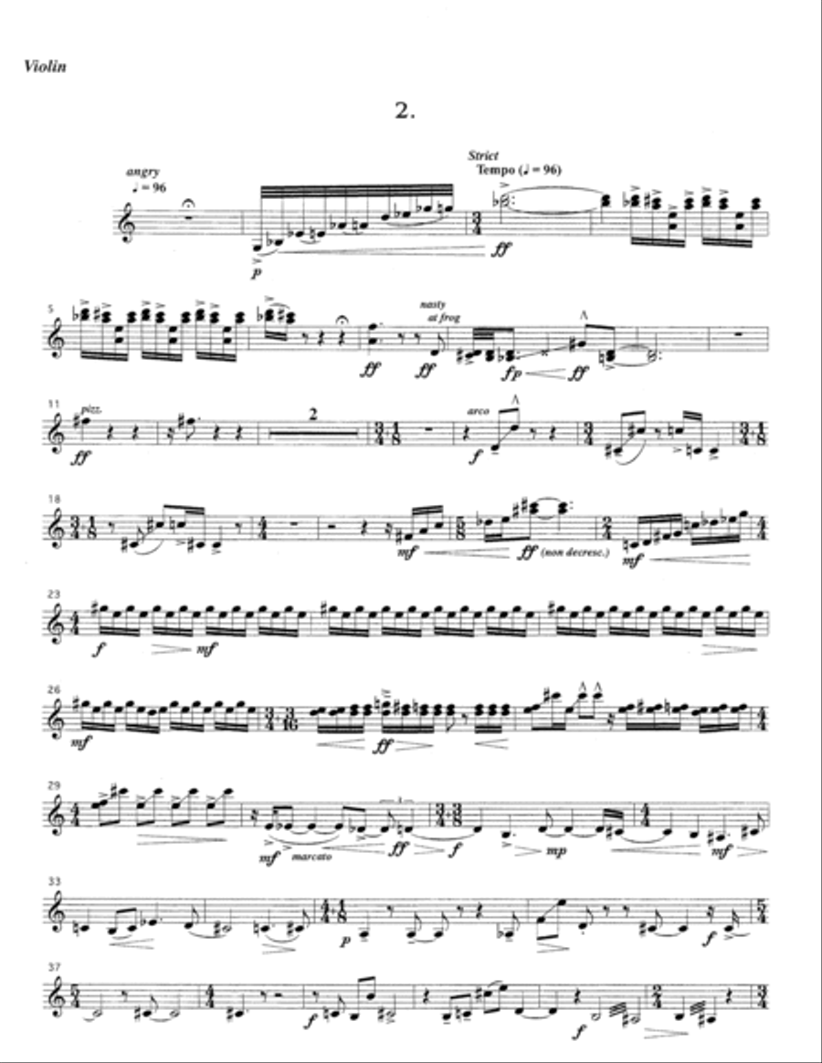 Jamaica's Songs (Downloadable String Parts) Set of Parts scores gallery preview page 3