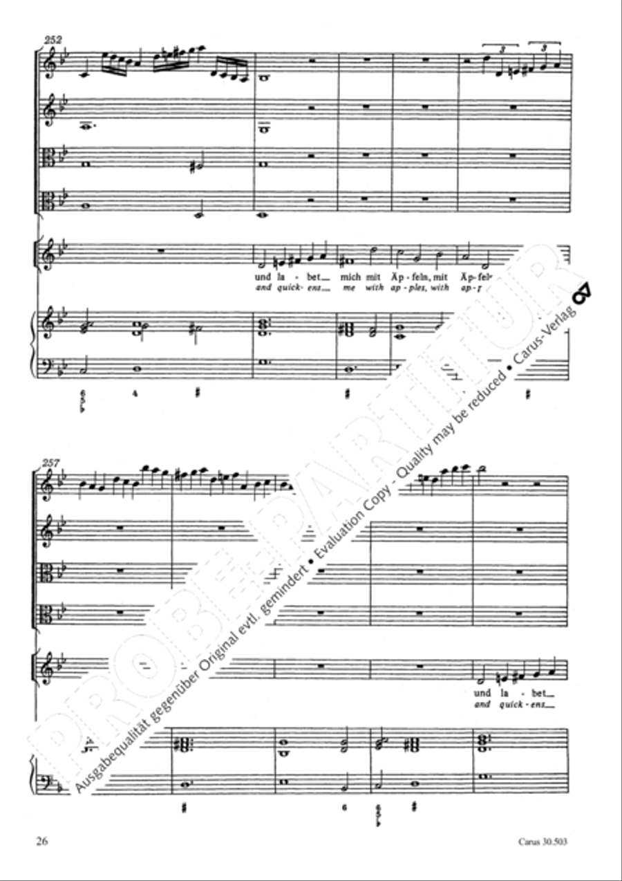 My beloved, you are fair (Meine Freundin, du bist schon) 4-Part scores gallery preview page 29