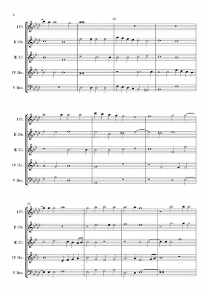 Exsultate Deo (Giovanni Pierluigi da Palestrina) Wind Quintet arr. Adrian Wagner image number null