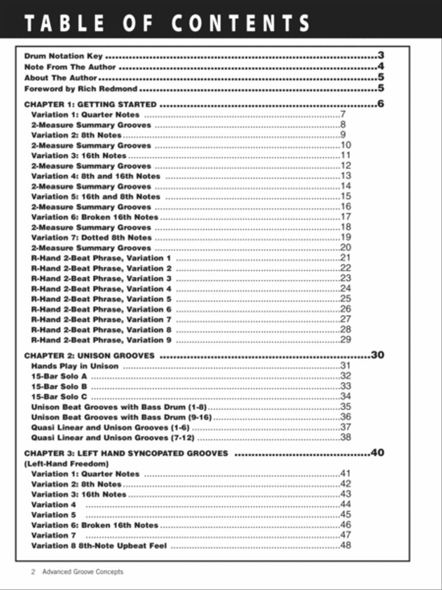 Advanced Groove Concepts Percussion scores gallery preview page 2
