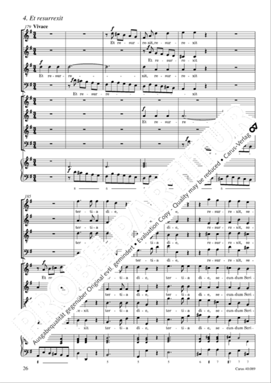 Credo a 8 voci 4-Part scores gallery preview page 27