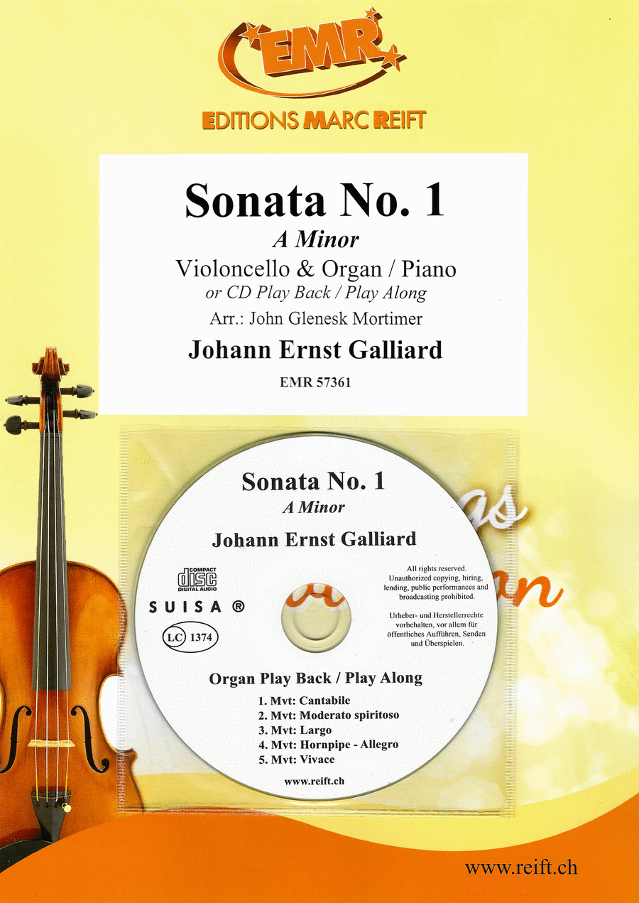 Sonata No. 1 Organ scores gallery preview page 1
