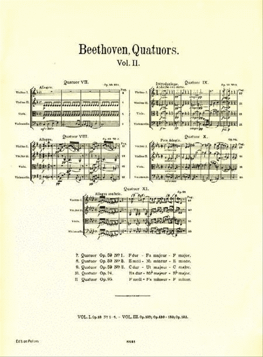 String Quartets, Volume 2 String Quartet scores gallery preview page 2