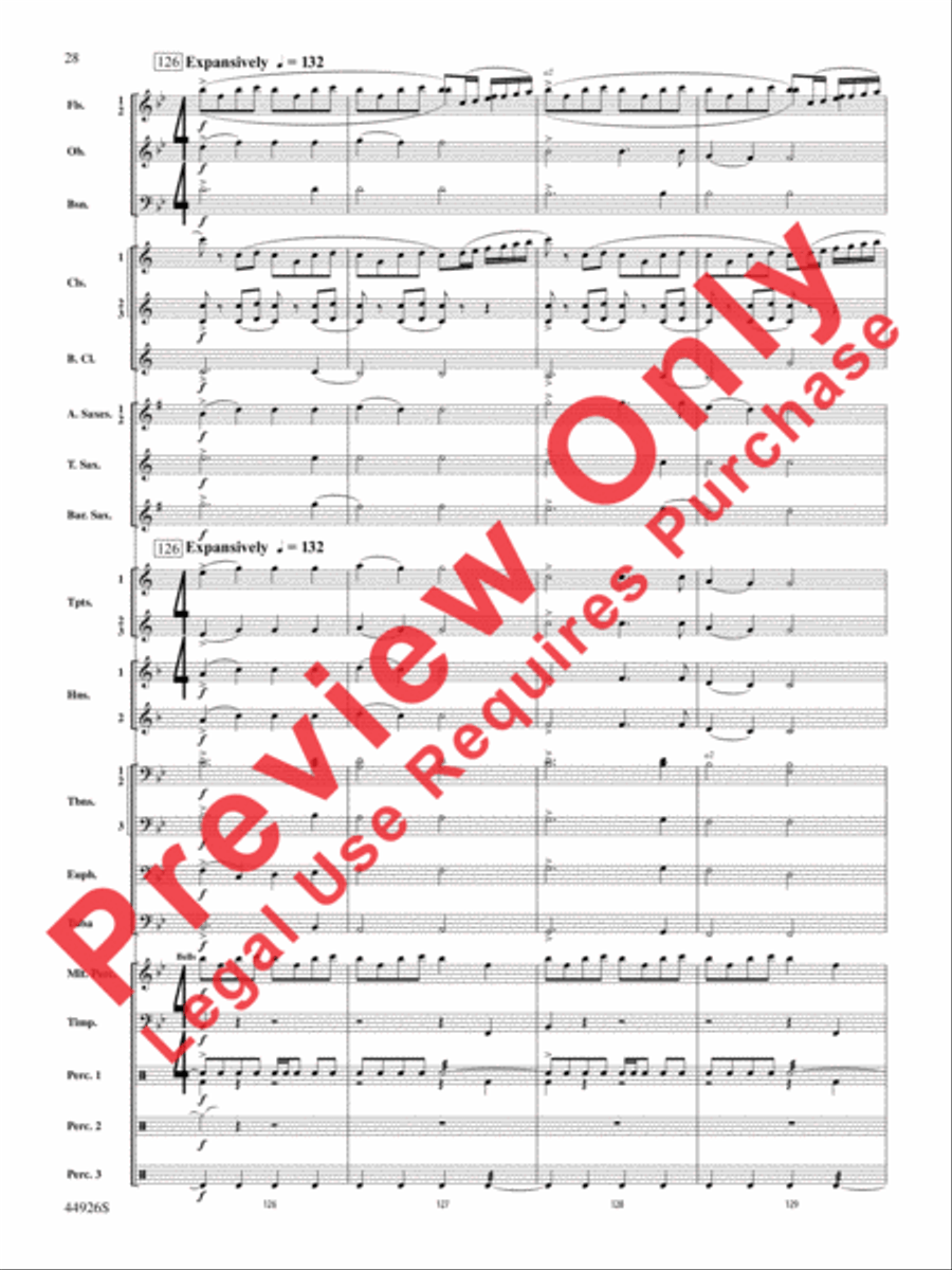 Australiana Concert Band scores gallery preview page 29