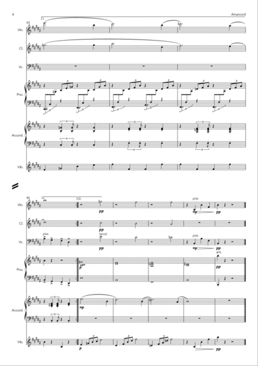 Amarcord Amarcord Clarinet scores gallery preview page 4
