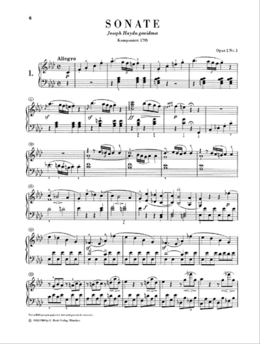 Piano Sonatas - Book I