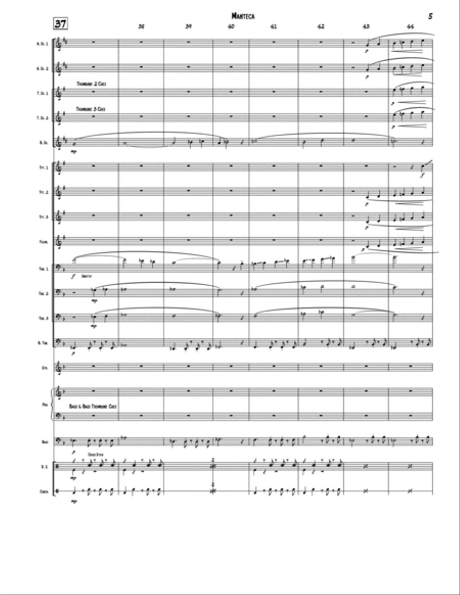 Manteca Jazz Ensemble scores gallery preview page 5