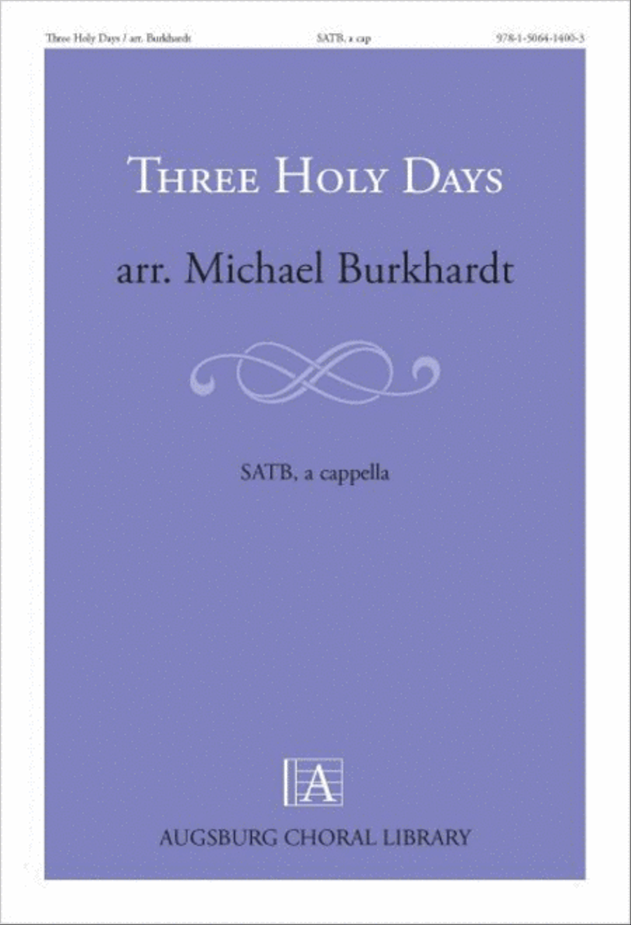Three Holy Days 4-Part scores gallery preview page 1