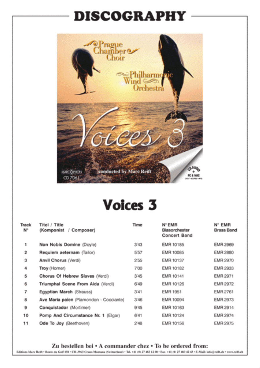 Ode To Joy 4-Part scores gallery preview page 3