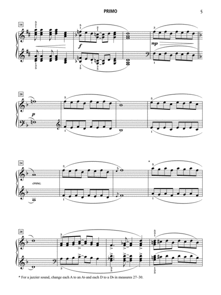 Chicagoland - Piano Duet Suite (1 Piano, 4 Hands)