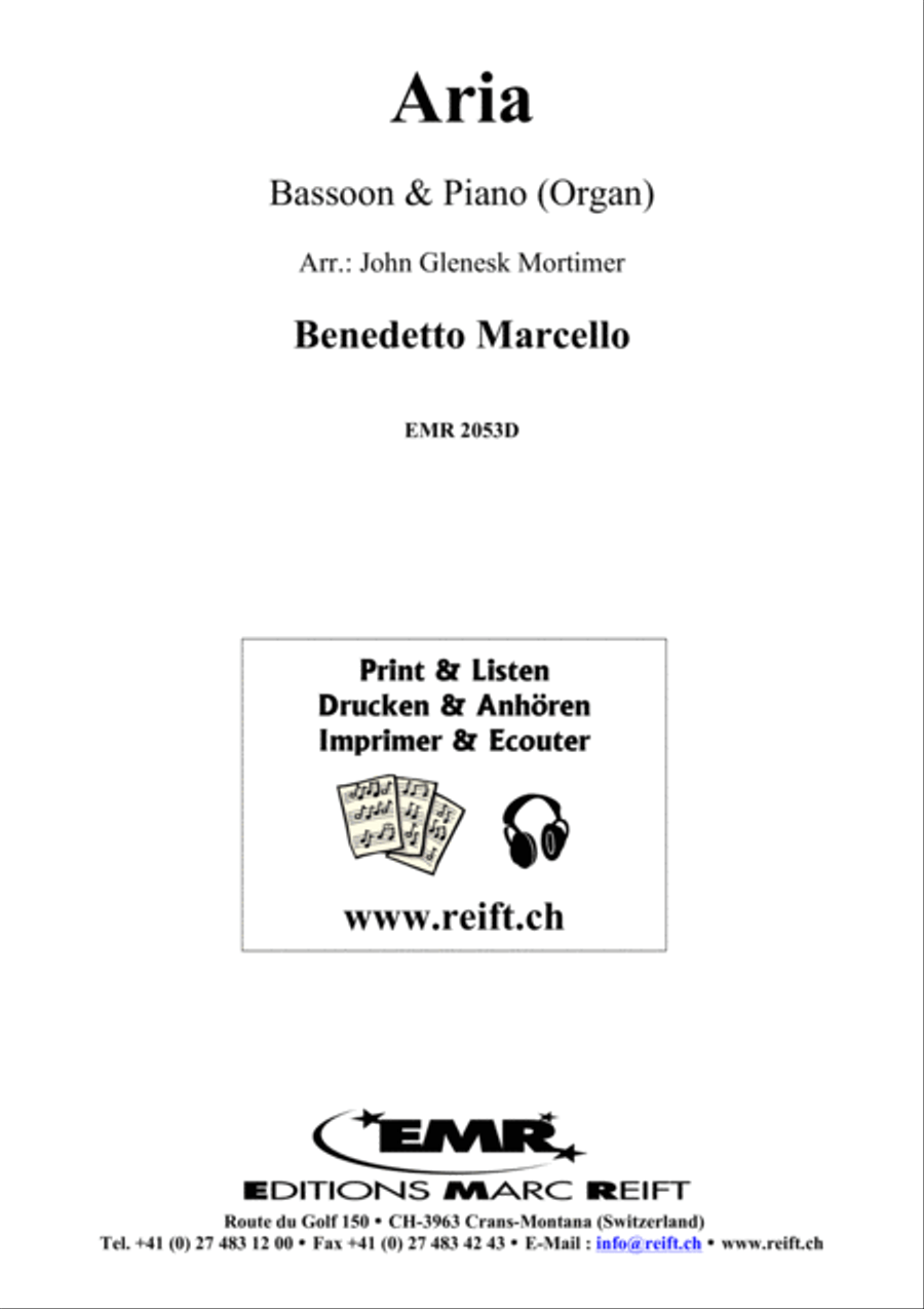 Aria Bassoon Solo scores gallery preview page 2