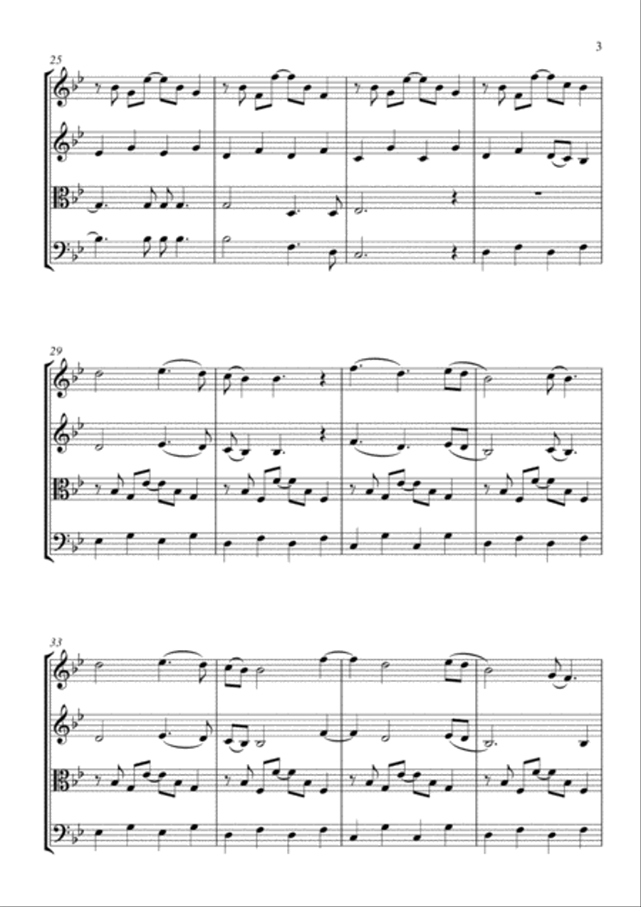 Landslide String Quartet scores gallery preview page 3