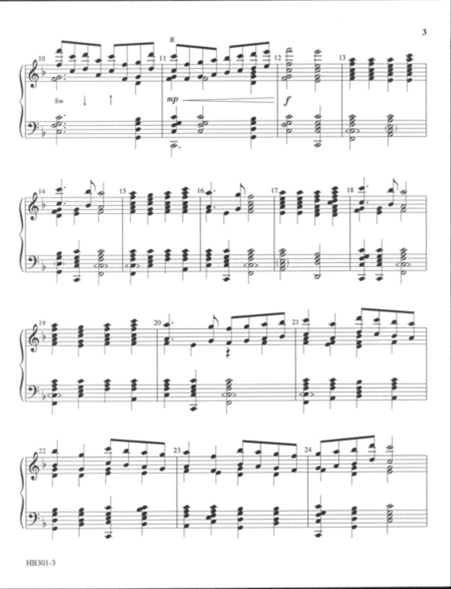 Angels We Have Heard on High - Hakes 5-Octaves scores gallery preview page 3