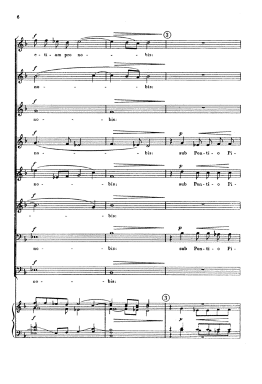 Crucifixus Divisi scores gallery preview page 6