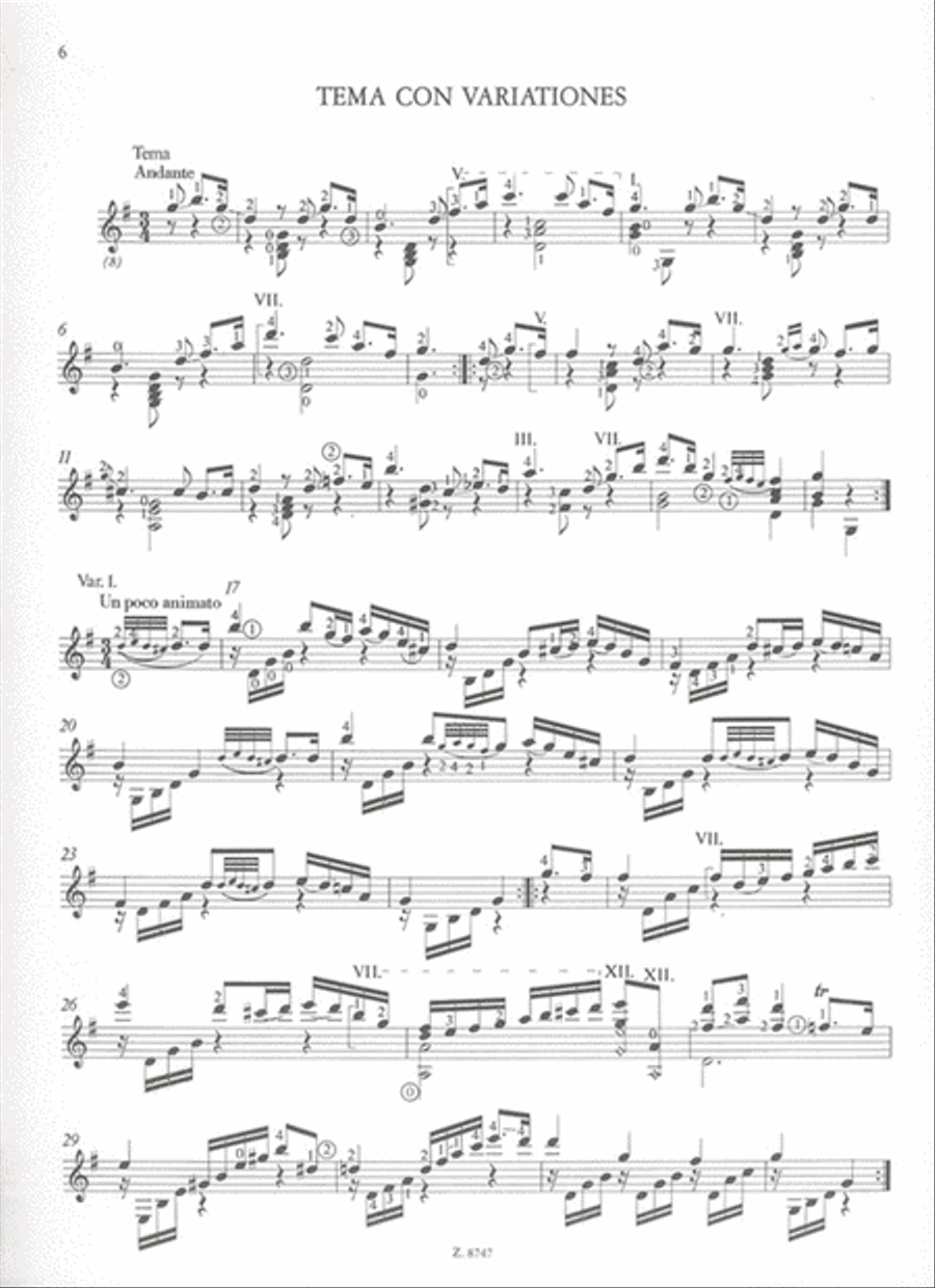 Spanish Guitar Music - Spanische Gitarrenmusik Guitar scores gallery preview page 3