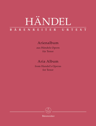 Book cover for Arienalbum aus Handels Opern fur Tenor