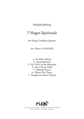 Book cover for 7 Negro Spirituals