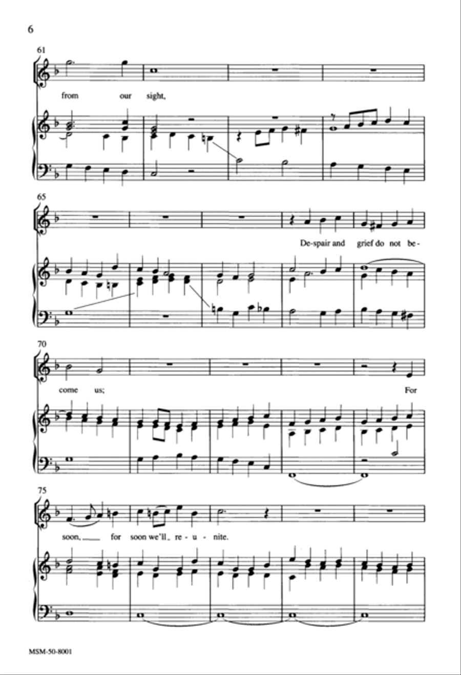 The Angel Host Above Rejoices 4-Part scores gallery preview page 5