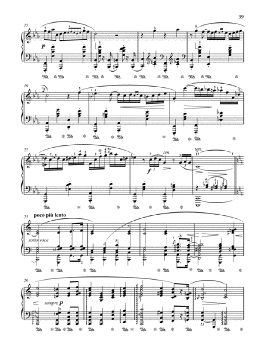 Nocturne C minor Piano Solo scores gallery preview page 3