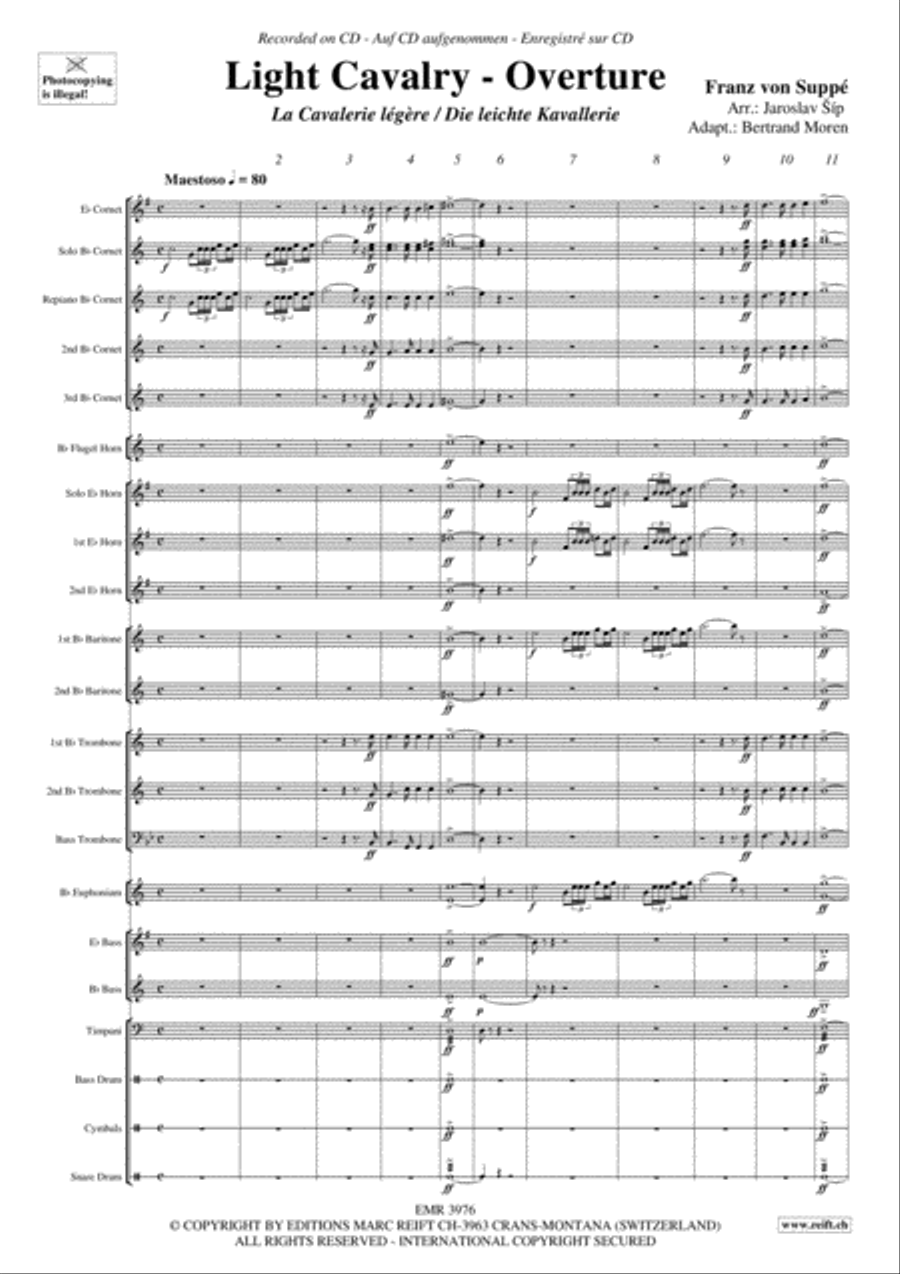 Light Cavalry Light Cavalry Brass Band scores gallery preview page 4