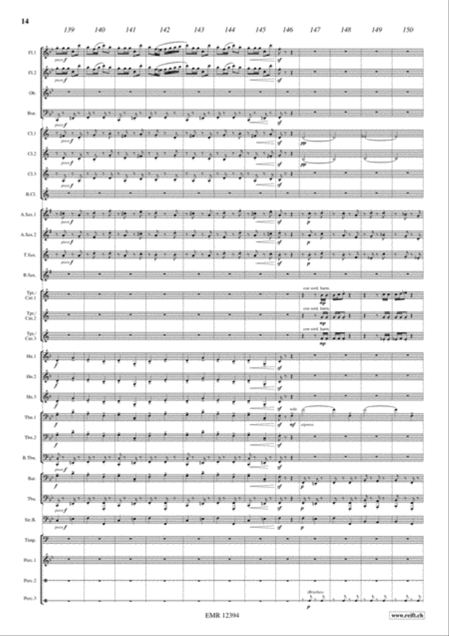 Snow White And The Seven Dwarfs Concert Band scores gallery preview page 14