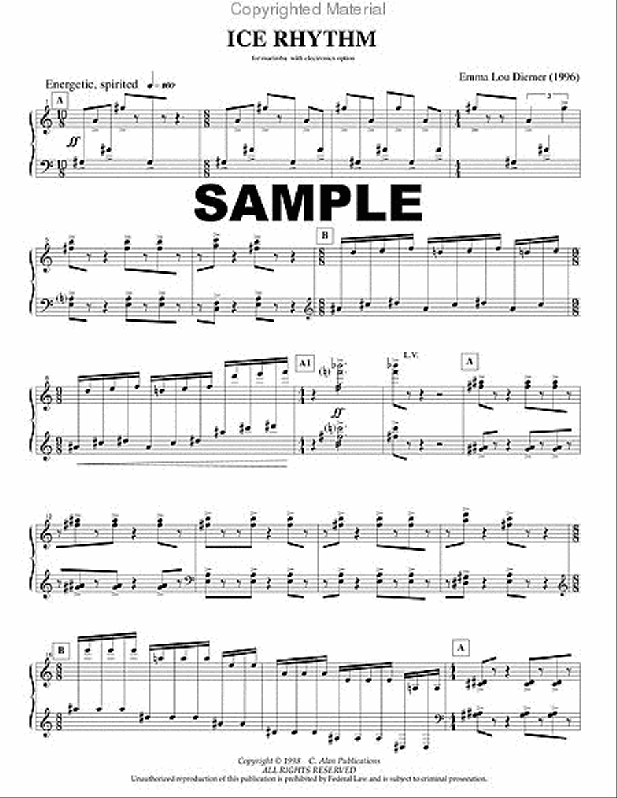 Ice Rhythm Percussion Ensemble scores gallery preview page 2
