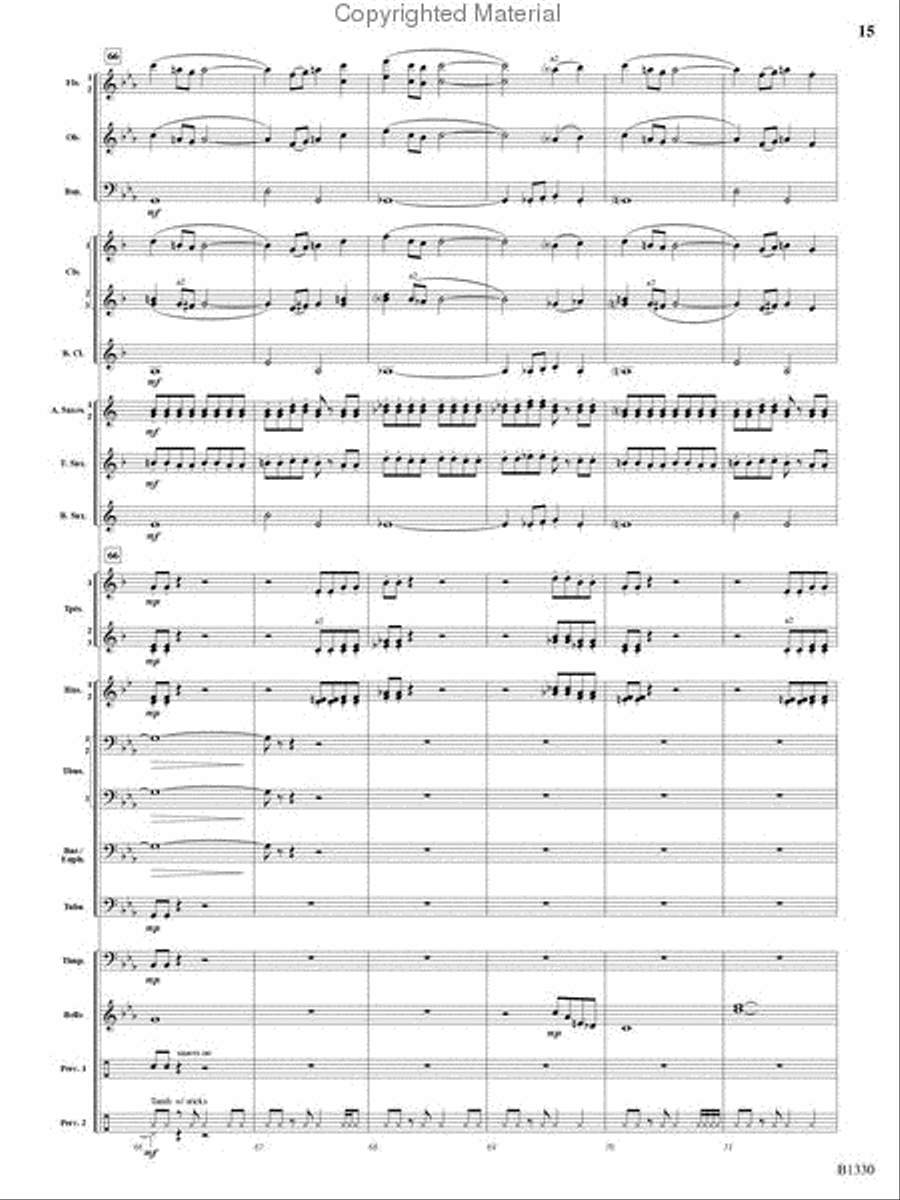 Raiders of the High Seas Concert Band scores gallery preview page 14