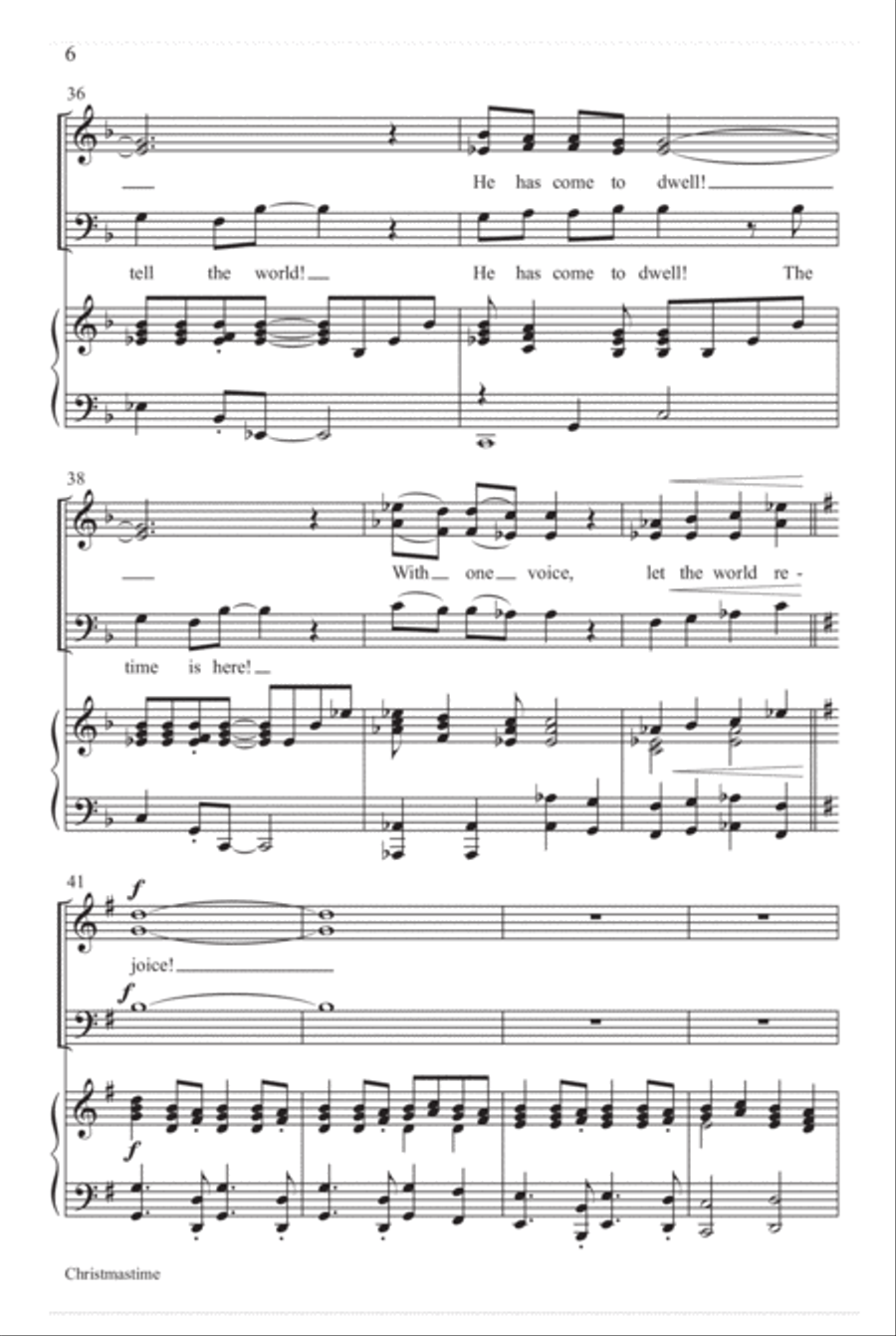 Christmastime Christmastime 3-Part scores gallery preview page 7