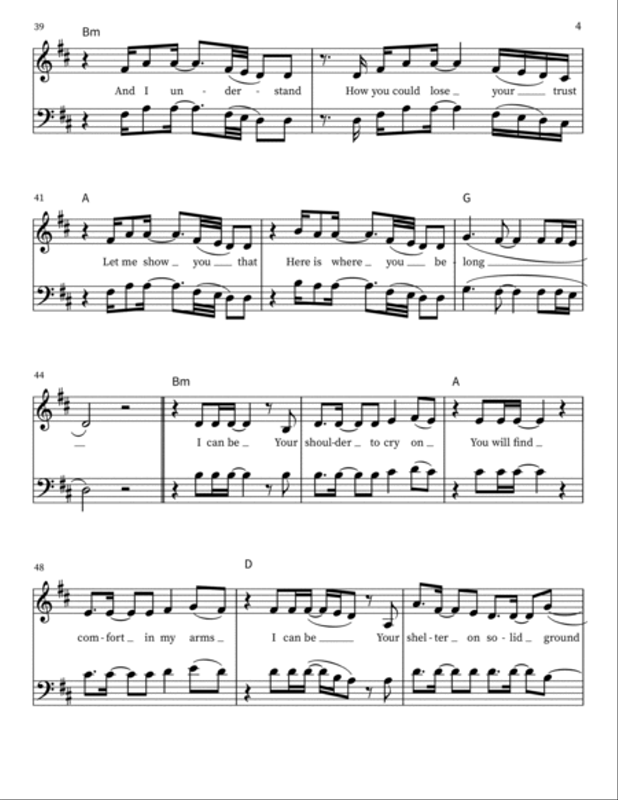 Hold On Tight Hold On Tight 3-Part scores gallery preview page 4