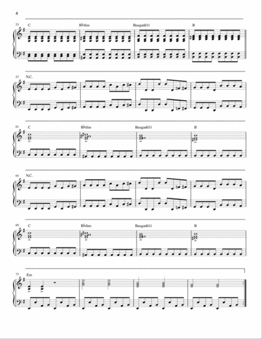 New Born Easy Piano scores gallery preview page 4