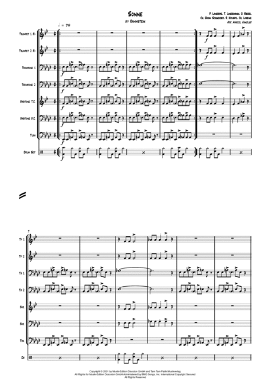 Sonne Sonne Baritone Horn TC scores gallery preview page 2