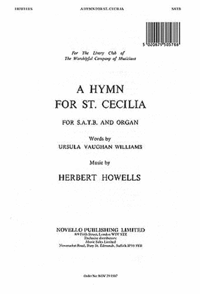 Book cover for A Hymn for St. Cecilia