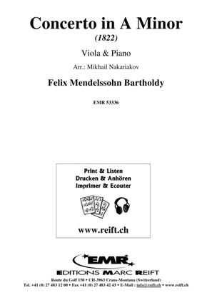 Book cover for Concerto in A Minor
