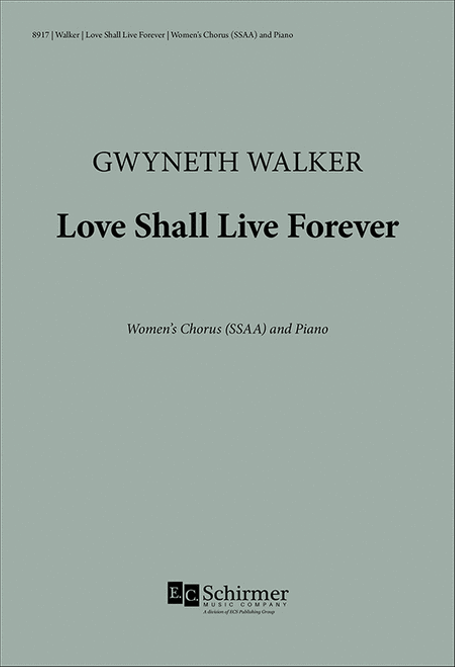 Love Shall Live Forever SSAA scores gallery preview page 1