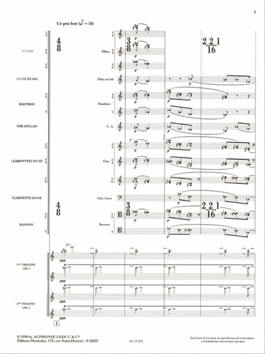 Eclairs Sur L'au-dela Vol.2 (orchestra) Orchestra scores gallery preview page 2