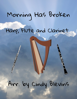 Book cover for Morning Has Broken, Harp, Flute, and Clarinet