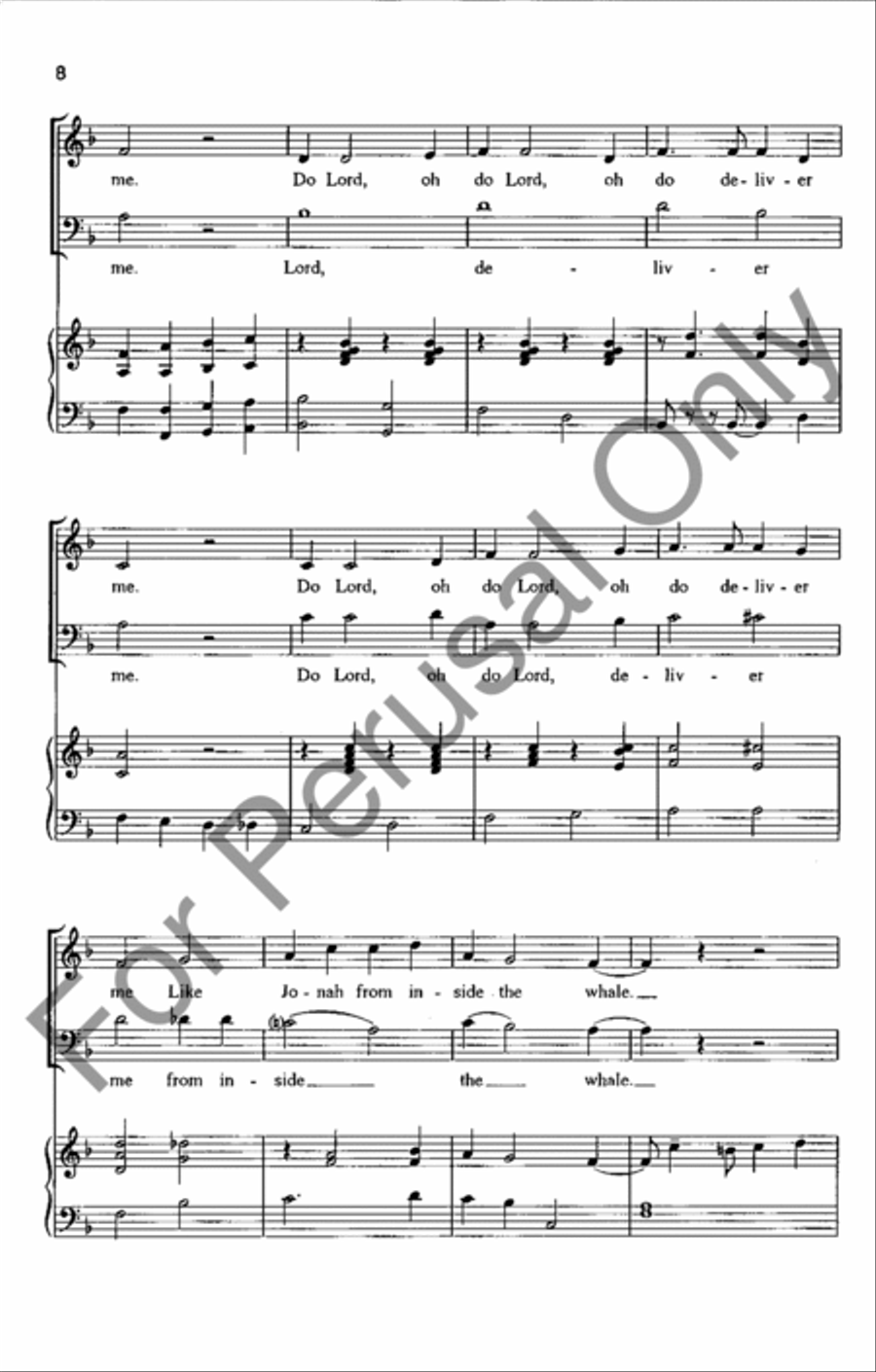 Deliver Me! Deliver Me! 3-Part scores gallery preview page 7