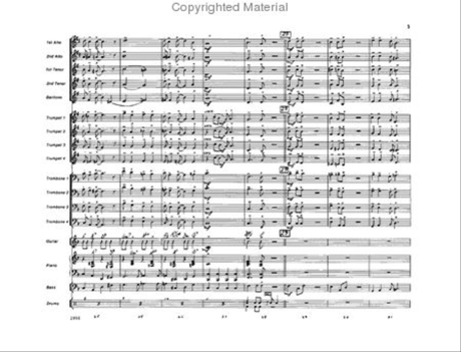 Gospel John Gospel John Jazz Ensemble scores gallery preview page 5