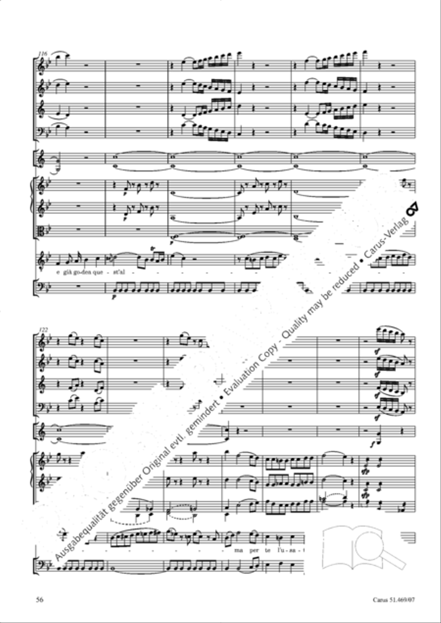 Davide penitente 4-Part scores gallery preview page 69