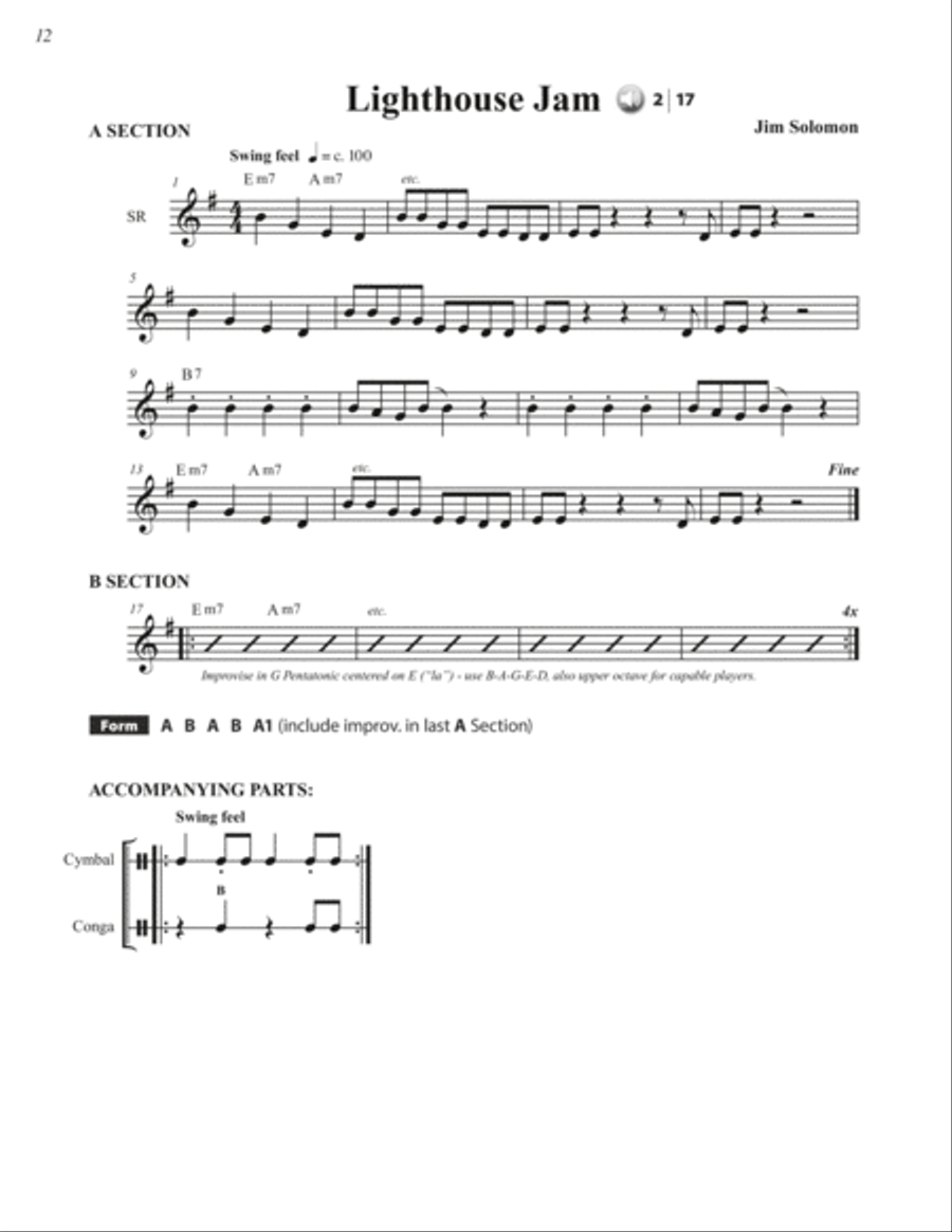 Hot Jams for Recorder Recorder scores gallery preview page 4