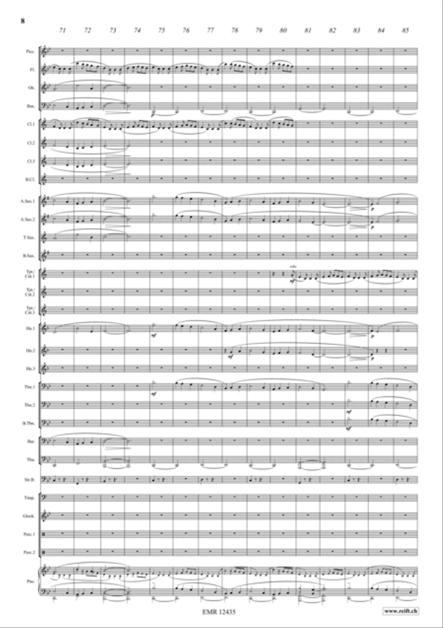 The Dargason Concert Band scores gallery preview page 8