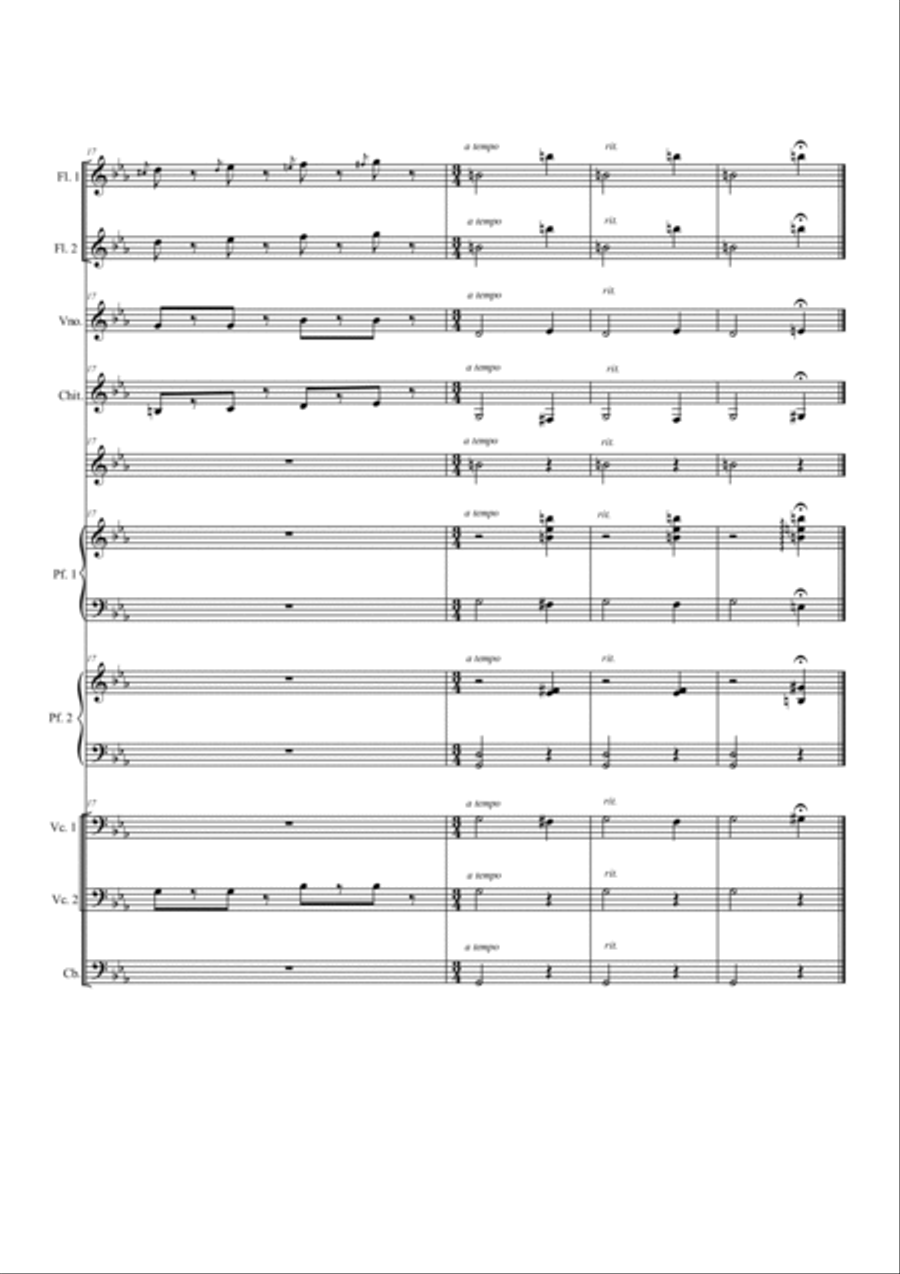 Carnival of the animals: 6-Kangaroos Small Ensemble scores gallery preview page 4
