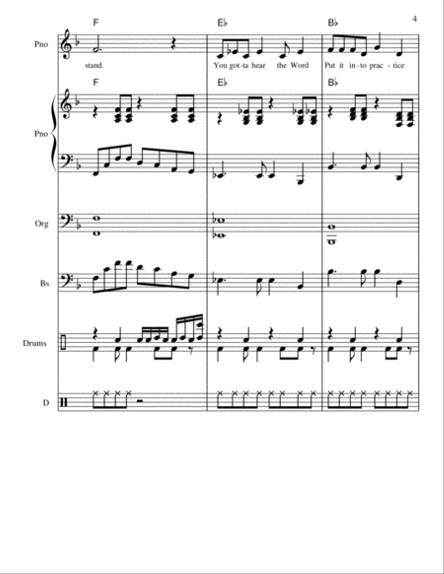 Build Your House (On The Rock) Small Ensemble scores gallery preview page 4