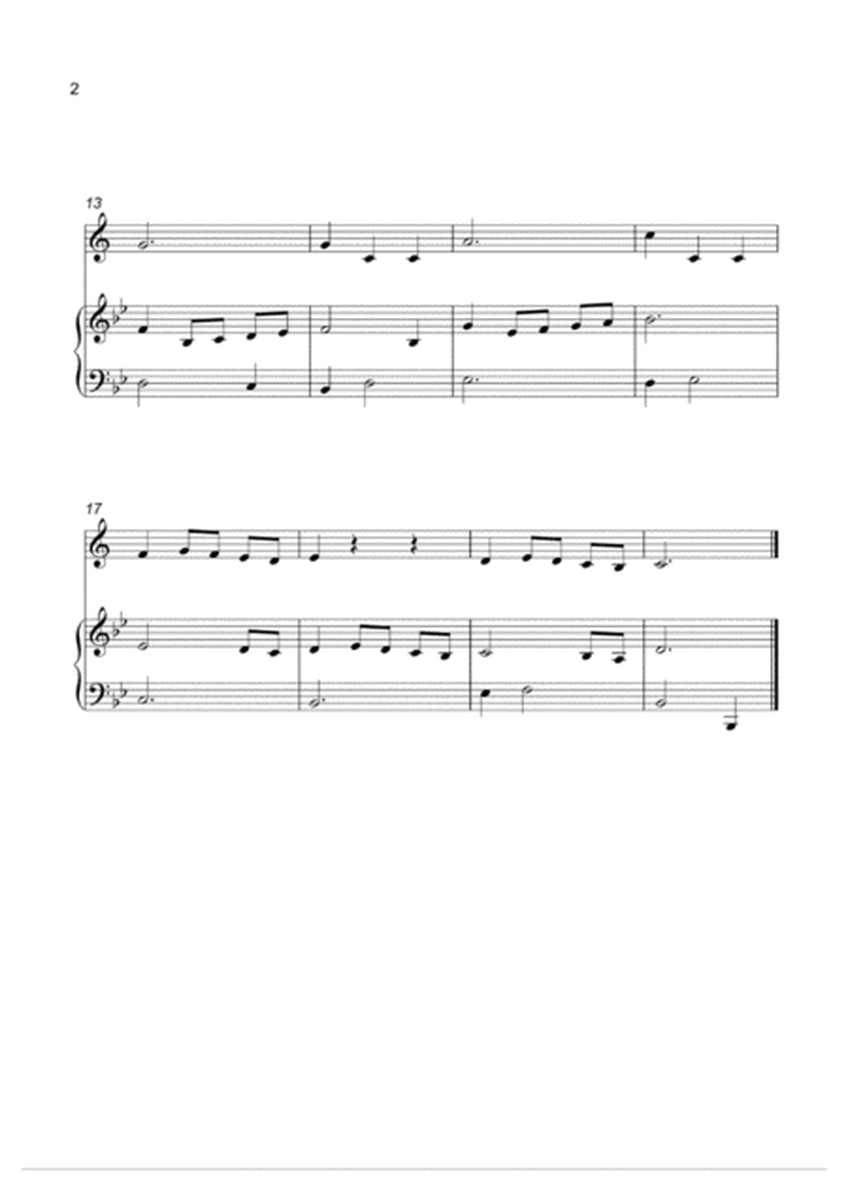 Minuet in C Major - Duet for Trumpet and Piano image number null