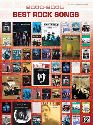 Book cover for 2000-2005 Best Rock Songs