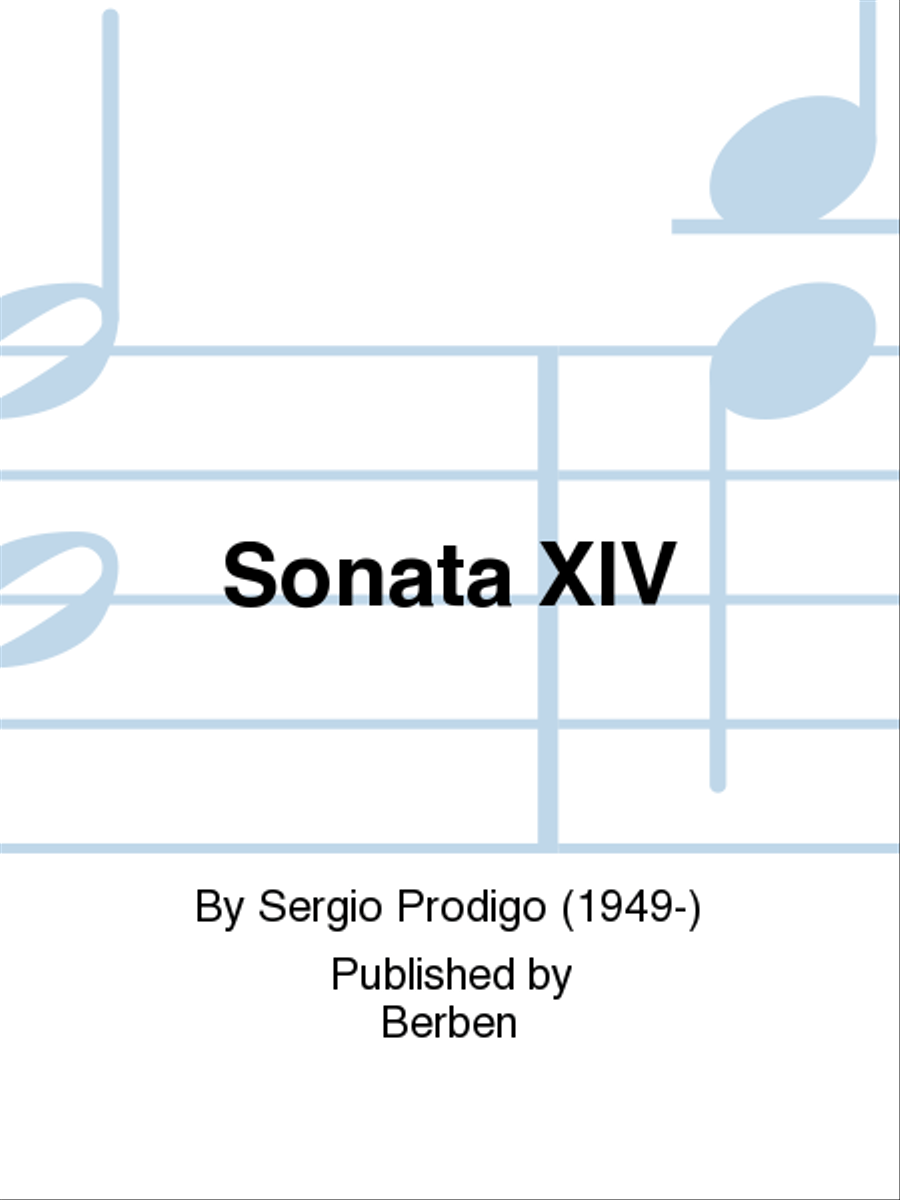 Sonata Xiv Flute scores gallery preview page 1