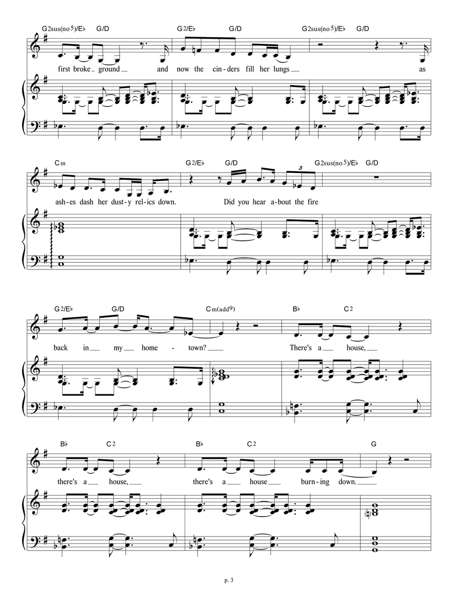Hometown Fire Hometown Fire Voice scores gallery preview page 3