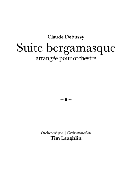 Suite bergamasque (Chamber Orchestra) image number null