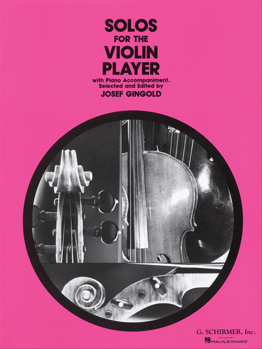 Solos for the Violin Player Violin Solo scores gallery preview page 1